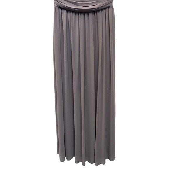 Ever Pretty NWT Gray Chiffon Fit and Flare Special Occasion Gown - Picture 5 of 11